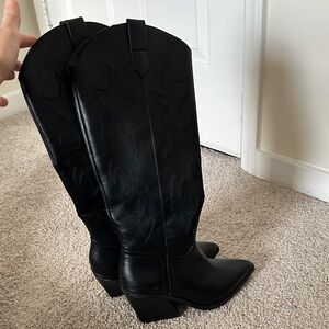 Black Western Cowboy Boots